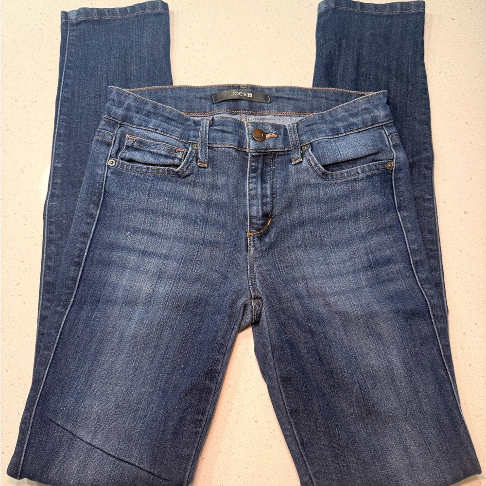 JOE'S Celia Mid Rise Skinny Denim Blue Jeans  Size 26